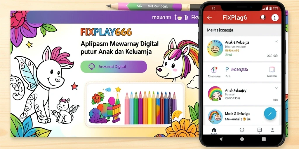 Tampilan antarmuka FIXPLAY666 yang interaktif dan menarik bagi anak.