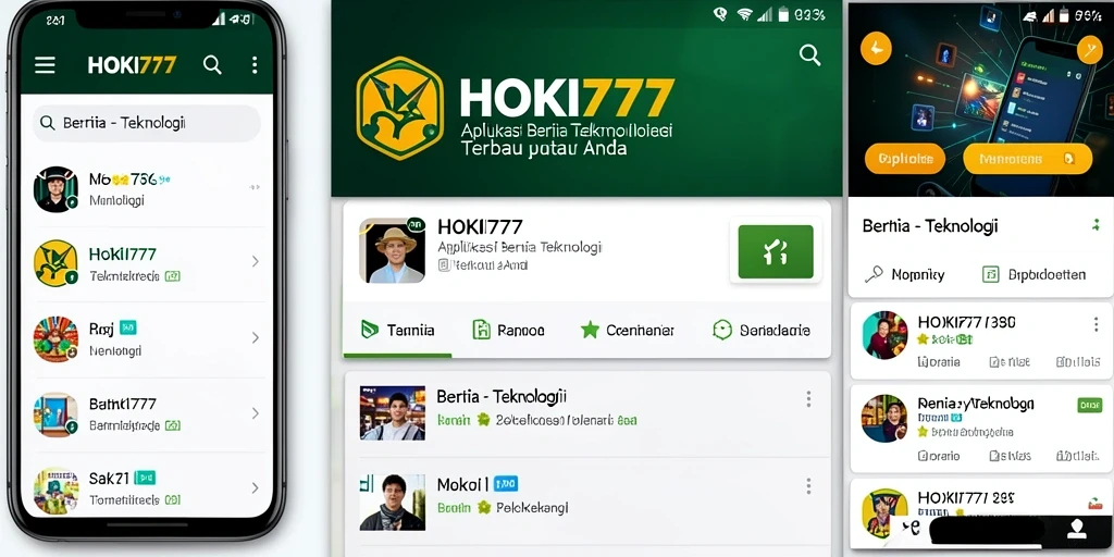 Tampilan antarmuka HOKI777 yang modern dan informatif.