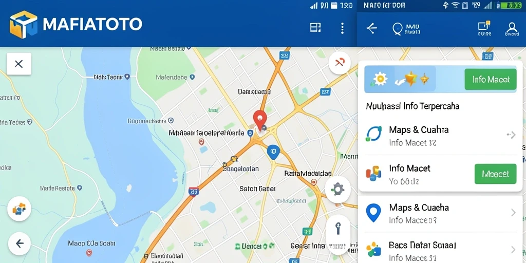 Antarmuka MAFIATOTO yang menampilkan informasi lalu lintas secara real-time.