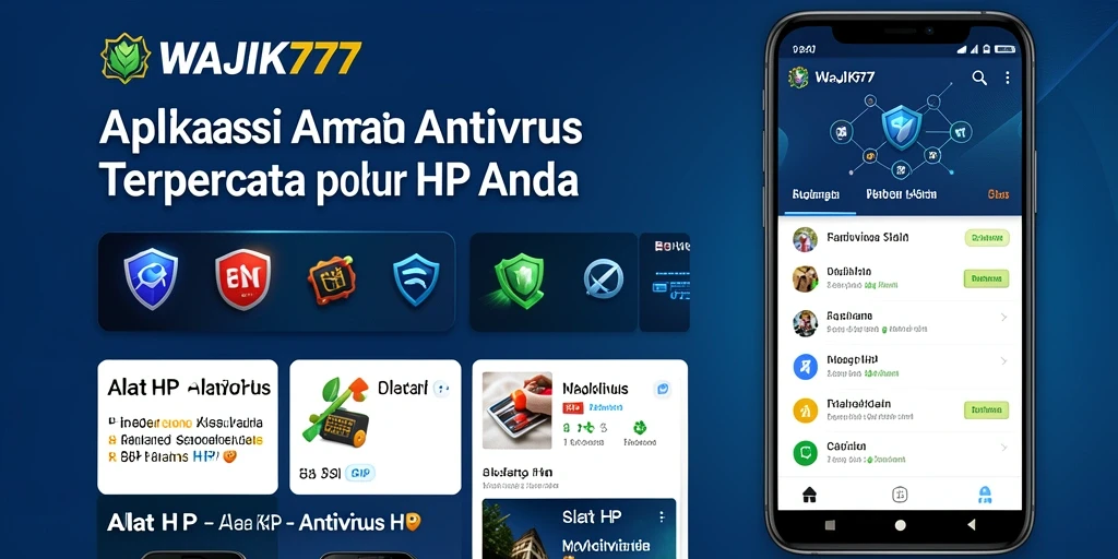 Tampilan antarmuka aplikasi WAJIK777 yang sederhana dan fungsional.