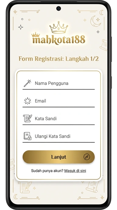 Panduan Membuat Akun Baru di Mahkota188